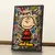 Quadro Sala Charlie Brown Dream Big na internet
