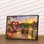 Quadro Varanda Pôr do Sol Romântico na internet