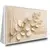 Quadro Sala Folhas 3D Gold Beige - comprar online