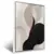Quadro Sala Abstrato Preto Vinho - comprar online