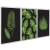 Quadro Trio sala folhagens clean fashion - comprar online