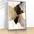 Quadro Sala Abstrato Preto Gold - comprar online