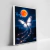 Quadro Sala Borboleta Céu Noturno - comprar online