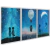 Quadro Trio sala crianças no luar - comprar online