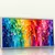 Quadro Sala Abstrato Chuva Colorida - comprar online