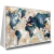 Quadro Mapa Mundi Blue Moderno - comprar online