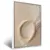 Quadro Sala Abstrato Bege 3D - comprar online