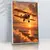 Quadro Escritório Avião Vintage Pôr - comprar online