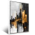 Quadro Paisagem Urbana Com Muito Amarelo E Pr - comprar online