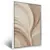 Quadro Sala Abstrato Areia 3D - comprar online