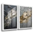 Quadros pedras abstratas Ouro - Quadros Decorativos Podium - A Maior Marca De Quadros Decorativos do Brasil 
