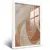 Quadro Sala Abstrato Terracota Nude - loja online