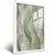 Quadro Sala Abstrato Ondas Verde - comprar online