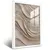 Quadro Sala Abstrato Areia 3D - loja online