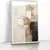 Quadro Sala Abstrato Bege e Preto