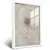 Quadro Sala Flor Line Art Bege - comprar online