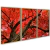 Quadro Trio sala tronco de ip vermelho - Quadros Decorativos Podium - A Maior Marca De Quadros Decorativos do Brasil 
