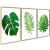Quadro Trio sala folhagens - Quadros Decorativos Podium - A Maior Marca De Quadros Decorativos do Brasil 
