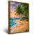 Quadro Art Praia Com Palmeiras - Quadros Decorativos Podium - A Maior Marca De Quadros Decorativos do Brasil 