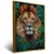 Quadro Sala Leão Selva Tropical - comprar online