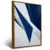 Quadro Sala Abstrato Azul Geométrico - loja online