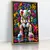 Quadro Sala Street Art KAWS Neon na internet