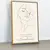 Quadro Suíte Rostos Line Art Nude na internet