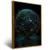 Quadro Escritório Globo Tech Neon - loja online