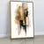 Quadro Sala Abstrato Gold Preto na internet