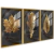 Quadro Trio golden black - loja online
