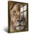 Quadro Sala Leão Realista Gold - Quadros Decorativos Podium - A Maior Marca De Quadros Decorativos do Brasil 