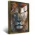 Quadro Sala Leão Realista Dourado - comprar online