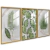 Quadro Trio sala folhagens fashion clean - loja online