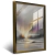 Quadro Sala Entardecer Dourado - loja online