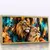 Quadro Sala Casal Leão Pop Art - Quadros Decorativos Podium - A Maior Marca De Quadros Decorativos do Brasil 