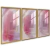 Quadro Trio pink gold - loja online