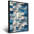 Imagem do Quadro Abstrato Branco Blue