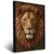 Quadro Sala Leão Luxo Dourado - loja online