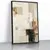 Quadro Sala Abstrato Bege e Preto - Quadros Decorativos Podium - A Maior Marca De Quadros Decorativos do Brasil 