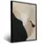 Quadro Sala Abstrato Preto e Areia - Quadros Decorativos Podium - A Maior Marca De Quadros Decorativos do Brasil 