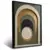 Quadro Sala Arcos Abstrato Gold