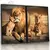 Quadro Duo Sala Leão Pai e Filho - Quadros Decorativos Podium - A Maior Marca De Quadros Decorativos do Brasil 