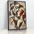 Quadro Suíte Casal Cubista Terracota - Quadros Decorativos Podium - A Maior Marca De Quadros Decorativos do Brasil 