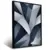 Quadro Sala Abstrato Azul e Cinza - comprar online