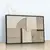 Quadro Sala Abstrato Concreto Bege - Quadros Decorativos Podium - A Maior Marca De Quadros Decorativos do Brasil 