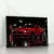 Quadro Sala Garagem Mustang Red Dark - Quadros Decorativos Podium - A Maior Marca De Quadros Decorativos do Brasil 