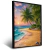 Imagem do Quadro Art Praia Com Palmeiras