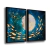 Quadro Peixes Ouro Universo