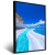 Imagem do Quadro Praia Com Água Azul E Areia Branca