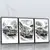 Quadro Trio Sala Carro Vintage Preto - Quadros Decorativos Podium - A Maior Marca De Quadros Decorativos do Brasil 